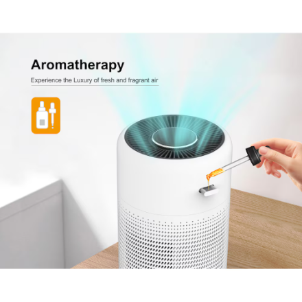 Vissani Air Purifier with Ambient Light and Programmable Timer