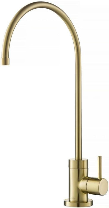 Purita Single Handle Beverage Faucet in Spot Free Antique Champagne Bronze (New)