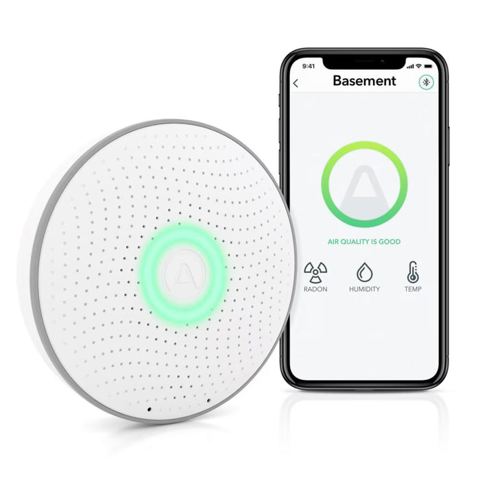 Airthings Battery Operated Wave Smart Radon Detector