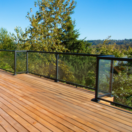 Peak RailBlazers Aluminum Deck Railing