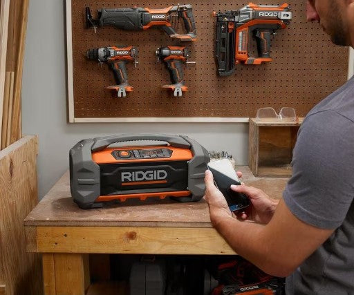 Hybrid Jobsite Radio with Bluetooth Wireless Technology (Tool Only)