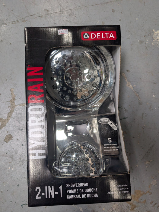 Delta HydroRain 5-Setting Shower Head in Chrome (new)