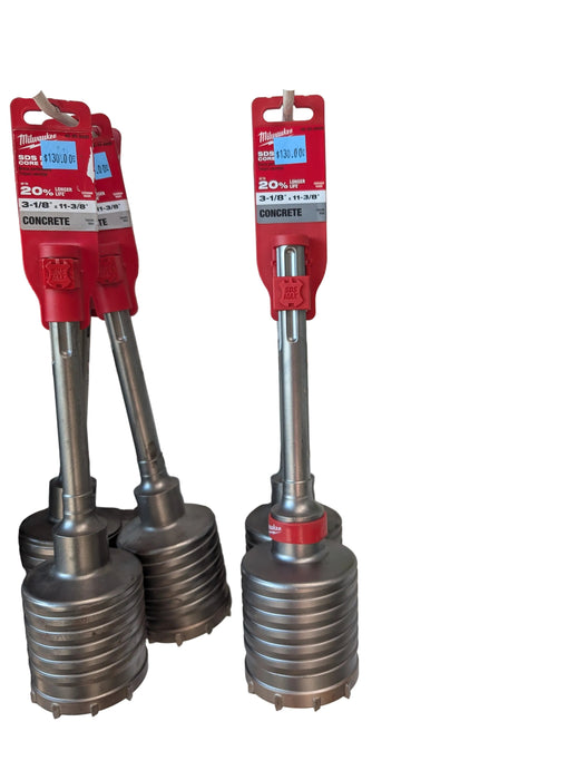 Milwaukee Tool 3-1/8 in. x 11-3/8 in. Carbide SDS-MAX Core Bit (new)