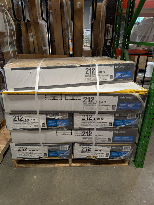 USG/CGC Ceilings 2 ft. x 4 ft. Santa Fe Lay-in Ceiling Tile (Sold by Case - Pack of 12)