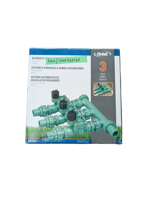 Orbit 3 Valve Preassembled Manifold