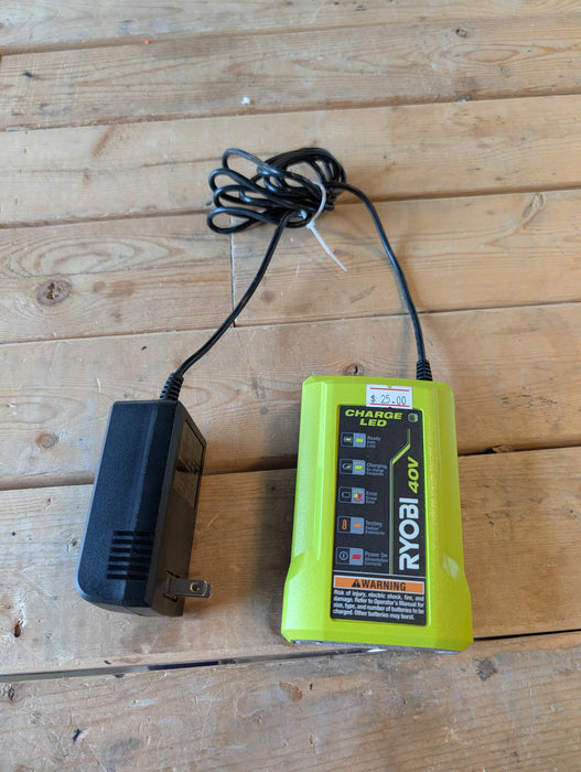 RYOBI Gen2 Lithium-ion 40V  Slim Line Compact Charger