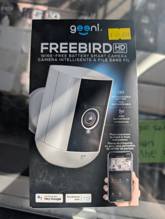 Geeni FREEBIRD Wire-Free Battery Smart Camera (new)