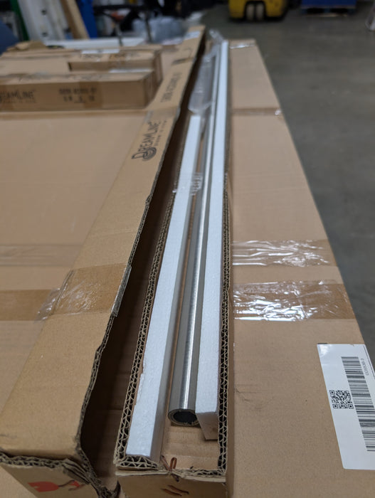 DreamLine Enigma-X Shower Door Kit- 48.38-in x 76-in - Stainless steel (Shower Base Not Included) (New)