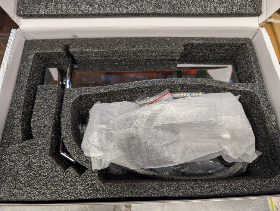 BWE Single Hole Single Handle Bathroom Vessel Sink Faucet with Pop-up Drain in Polished Chrome