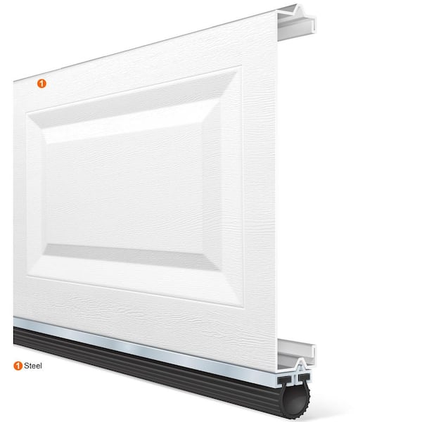 Clopay Steel Garage Door 16ftx7ft Windowless White Complete Kit (new)