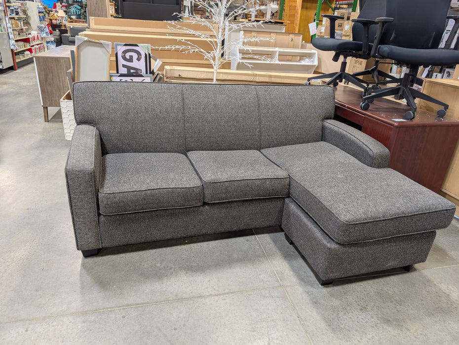 Trent Sofa w/ Bumper – Force Peppercorn (Used)