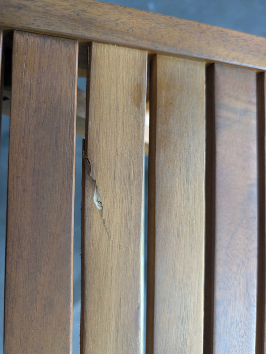 Safavieh Arvin Table and 4-Piece Chair Set in Teak (new, 1 damaged)
