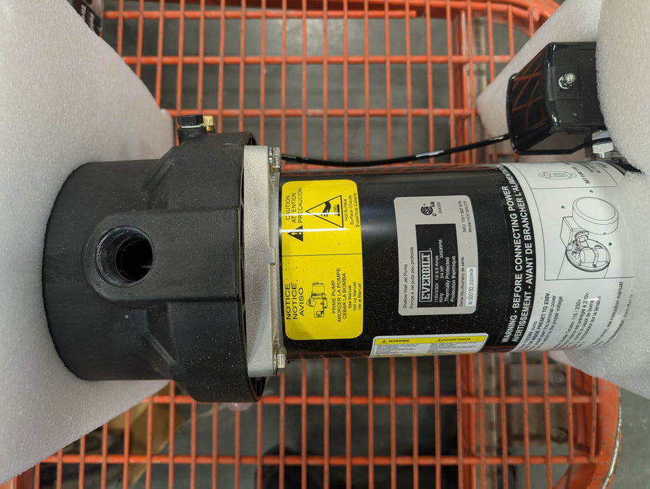 Everbilt 3/4 HP Plastic Shallow Well Jet Pump (New)