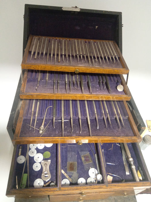 Traveling Dental Tool Chest With Tools