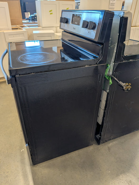 Whirlpool 4.8 cu. ft. 30" Freestanding Electric Range with 4 Smoothtop Elements Glass Top YWFE510S0ES (Used)