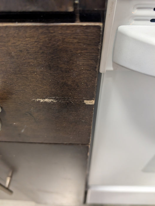 13-Piece Dark Walnut Kitchen Cabinet Set (Used)