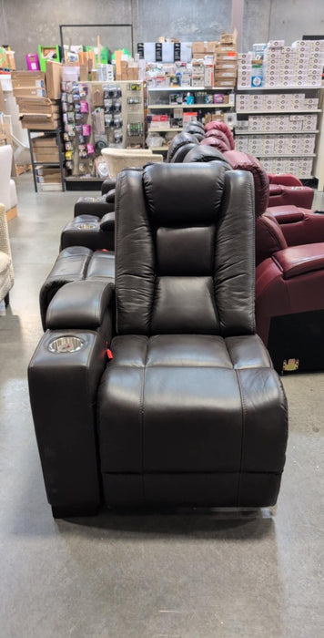 Manual Leather Recliner (New)