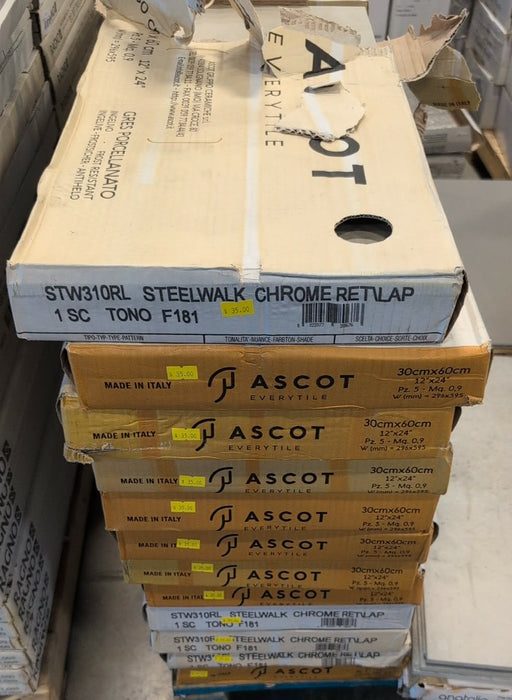 Steelwalk Tile By Ascot Ceramiche (New)
