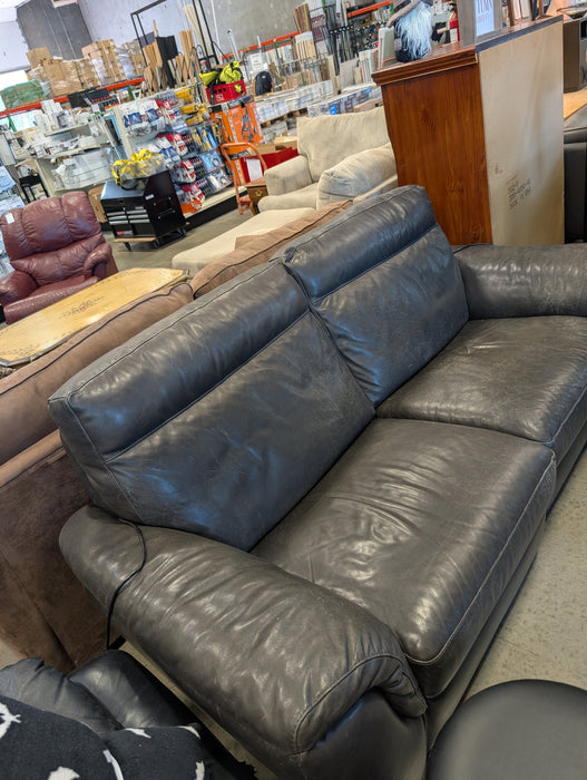 Grey Leather Two Seater AS IS (Used)