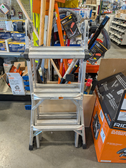 Featherlite 13 ft. Aluminum Multi-Purpose Ladder with 300 lbs. Load Capacity Type IA Duty Rating (Used)