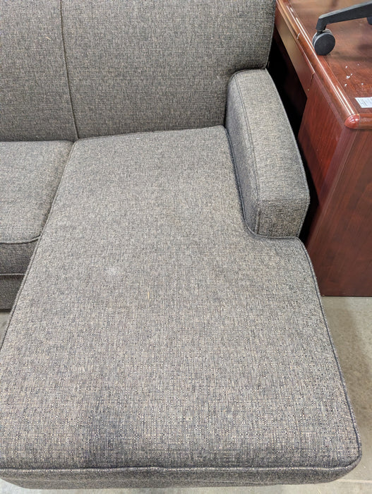 Trent Sofa w/ Bumper – Force Peppercorn (Used)