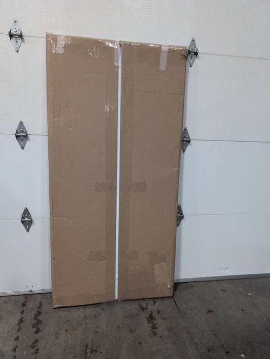 POLYMERSHAPES 48 in. x 96 in. x .157 in. White Corrugated Plastic Sheet - 10 Pack