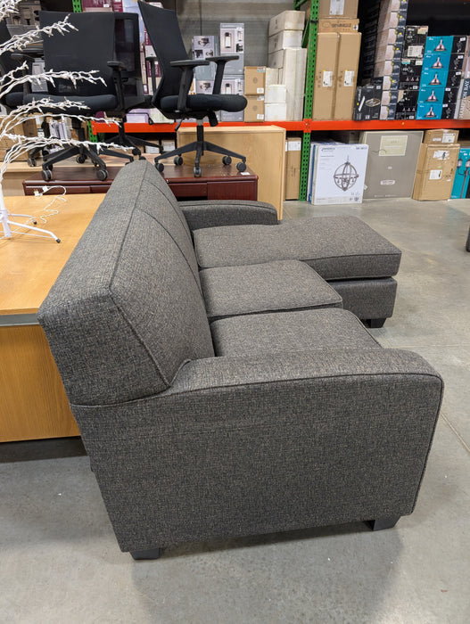 Trent Sofa w/ Bumper – Force Peppercorn (Used)