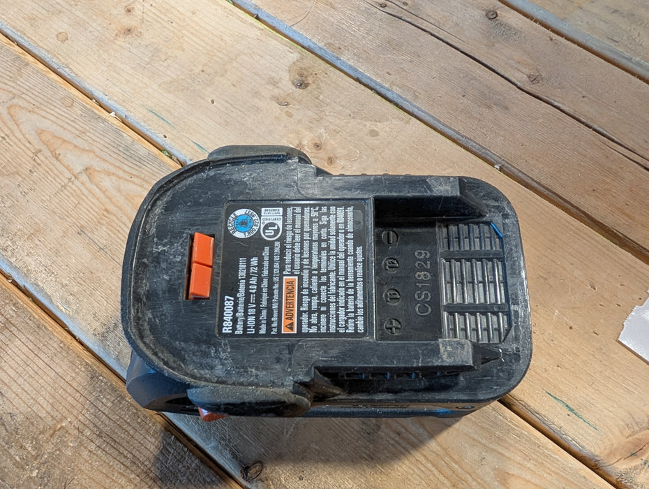 18V Lithium-Ion 4.0 Ah Battery (Used)