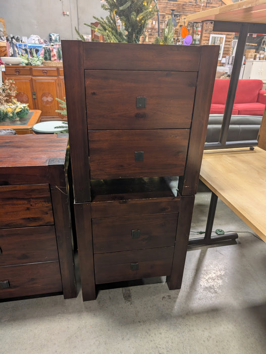 Furniselan Solid Mango Wood Nightstand (Used)
