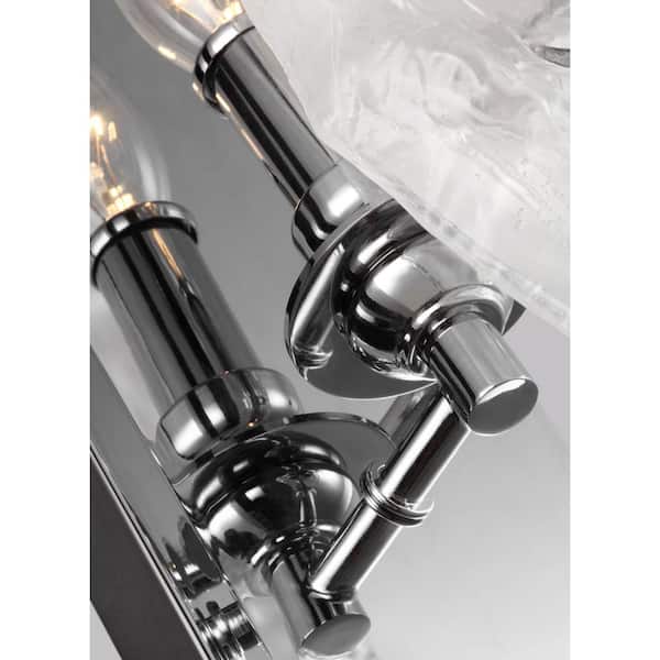 Generation Lighting Katerina 1-Light Chrome Wall Sconce (New)