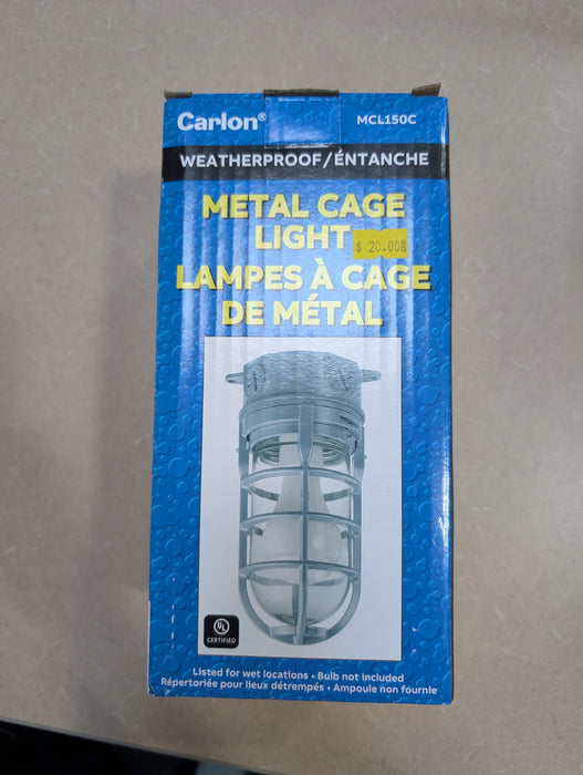 Carlon Metal Cage Light Ceiling Mount