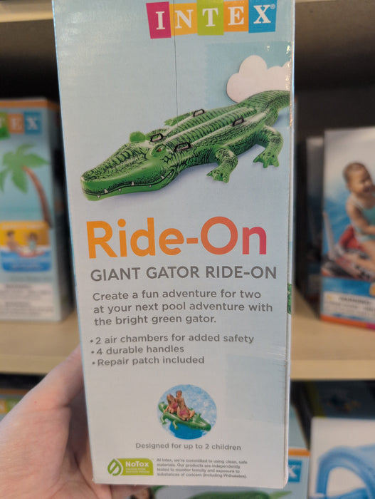 Giant Gator Pool Ride-On (new)