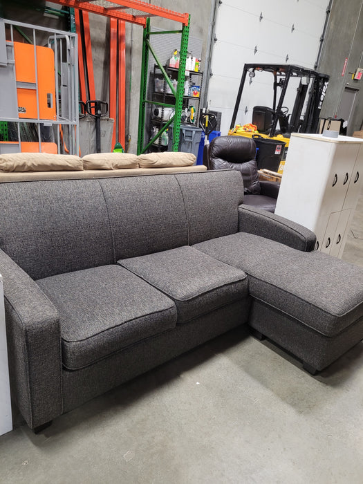 Trent Sofa w/ Bumper – Force Peppercorn (Used)