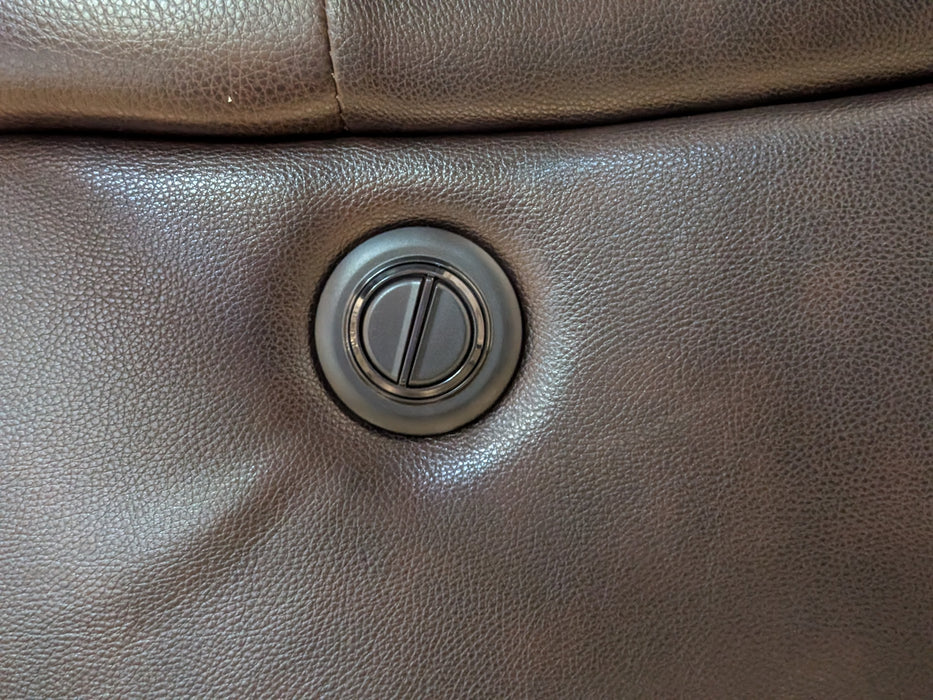 Espresso Brown Power Reclining Loveseat (Used)