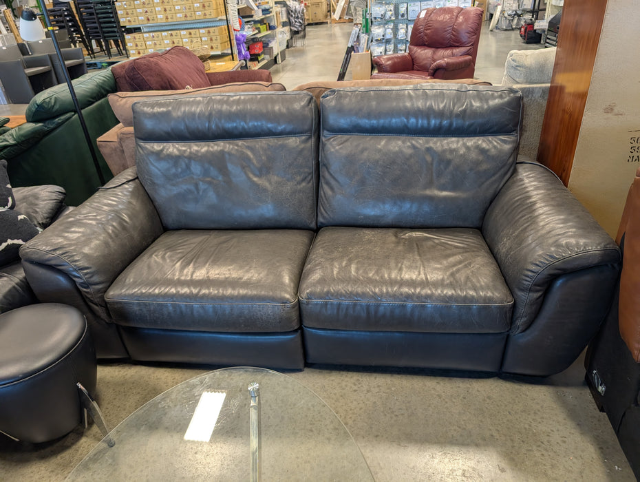 Grey Leather Two Seater AS IS (Used)