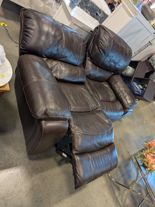 Espresso Brown Power Reclining Loveseat (Used)
