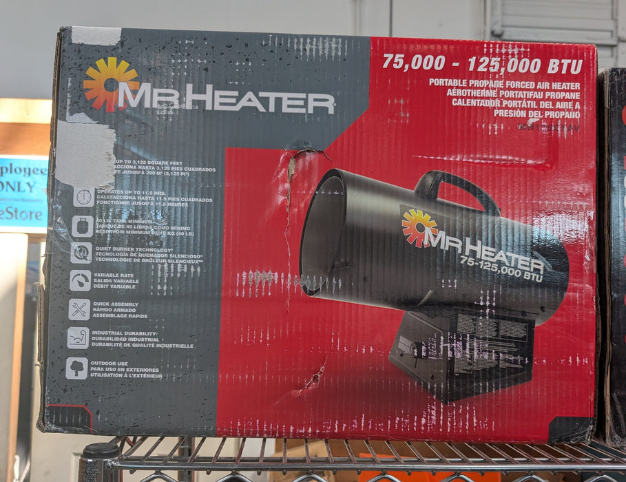 Mr. Heater MH125FAV - (Propane) - 75,000-125,000 BTU/Hr (new)