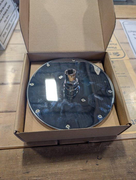 8"x8" Round Chrome Shower Head (New)