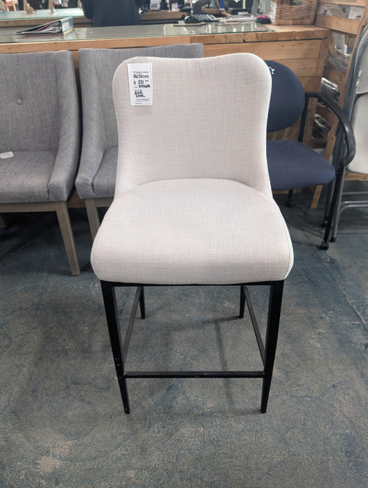Modern Upholstered Bar Stool (used)
