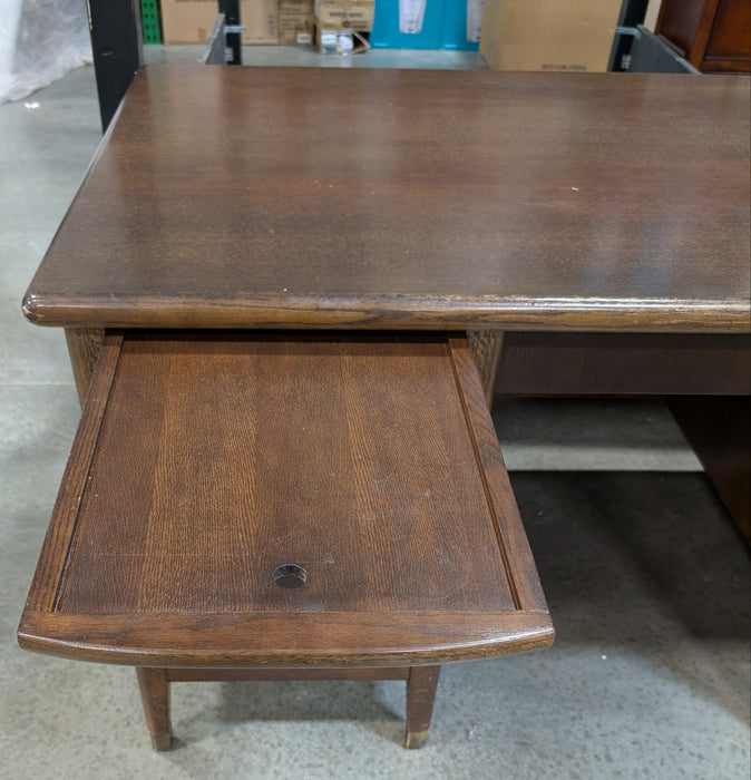Vintage Dark Walnut Writing Desk (Used)
