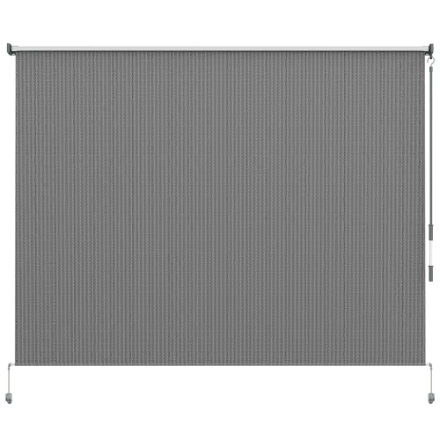 Outsunny 8' x 6' Outdoor Roller Shade Patio Blinds in Dark Grey (New)