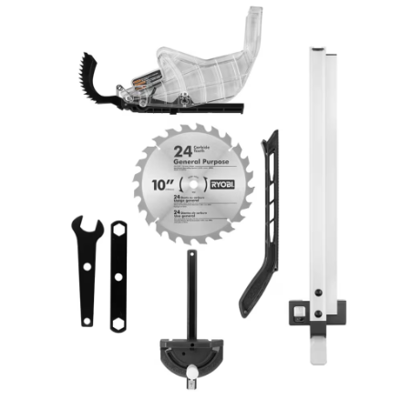 15 Amp 10-inch Table Saw with Folding Stand
