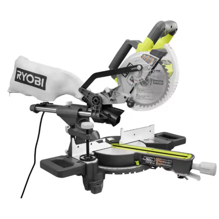 RYOBI 10 Amp Corded 7-1/4 in. Compound Sliding Miter Saw (Used)