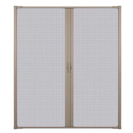 Andersen LuminAire 68" to 72" W x 80" H Sandtone Retractable Screen for Double Entry Door