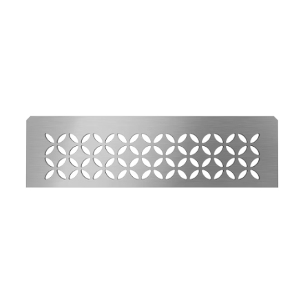 Schluter Shelf-N Brushed Stainless Steel Floral Niche Shelf