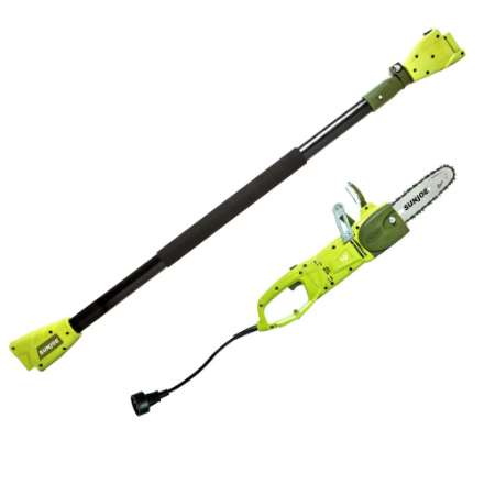 Sun Joe Electric Convertible Pole Chain Saw 10-inch 8.0 Amp