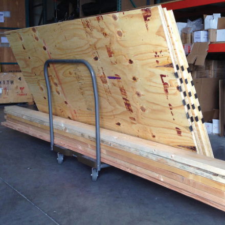 Snap-Loc 1500 lbs Industrial Strength E-Track Panel Cart Dolly (New)