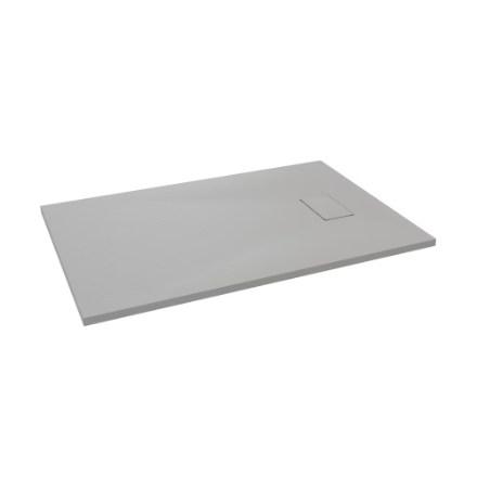MAAX Stonea 48L x 36W Solid Surface Universal Shower Base in Grey