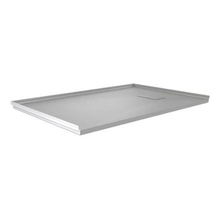 MAAX Stonea 48L x 36W Solid Surface Universal Shower Base in Grey
