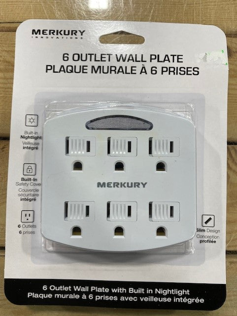 6-Outlet Wall Plate